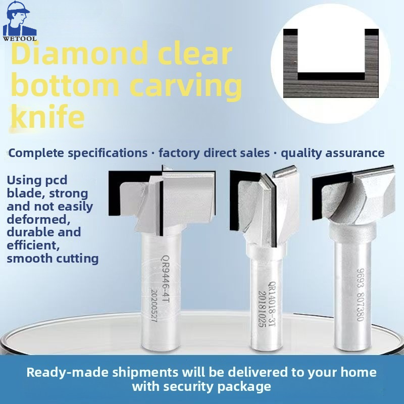 Cnc Router Bit - Livter PCD limpieza inferior madera diamante