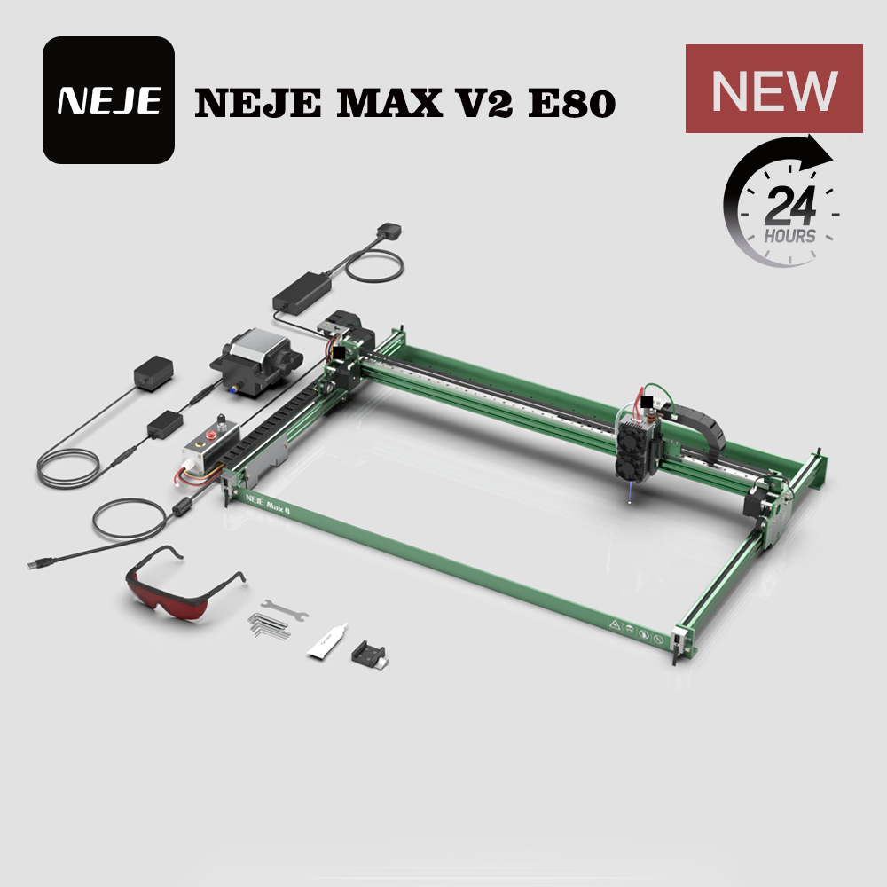 Industrial Laser Engraver - Grabador Láser NEJE MAX V2 E80