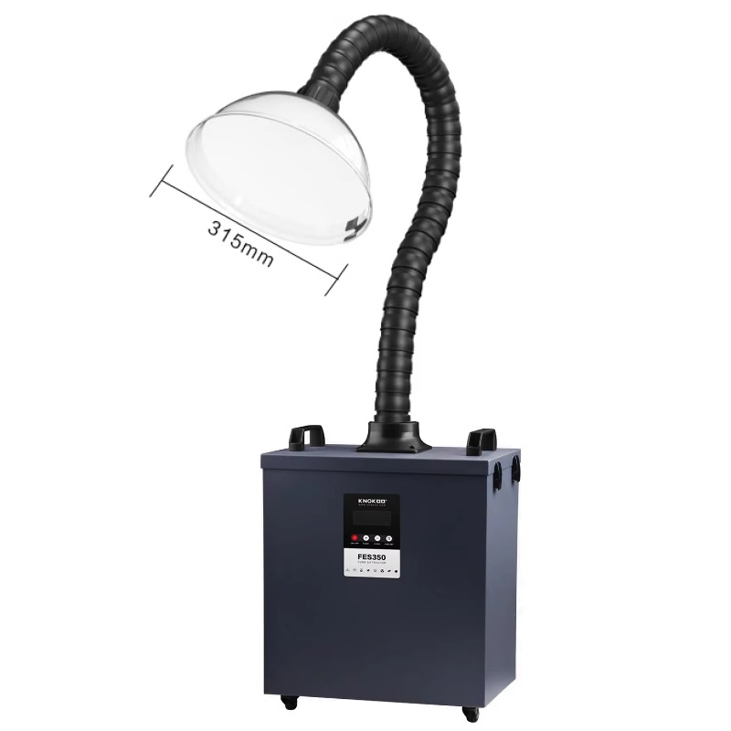 Industrial Print & Laser Inc - Extractor de Humo Industrial KNOKOO 350W,