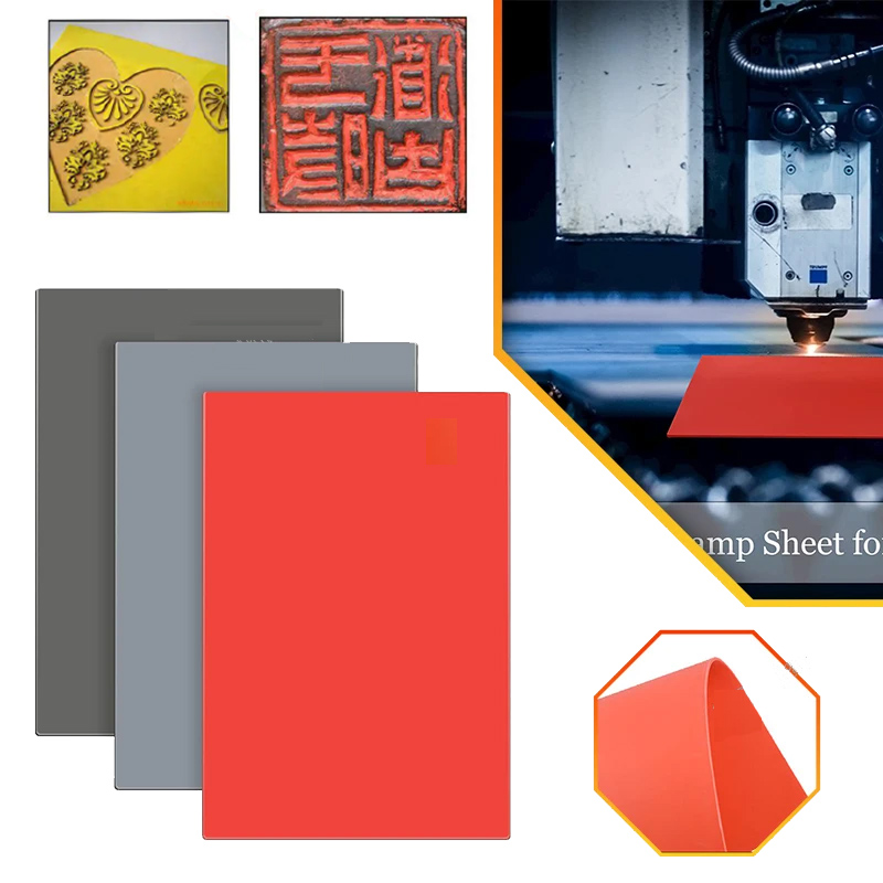 Industrial Laser Technology - Tapete de goma A4, material de
