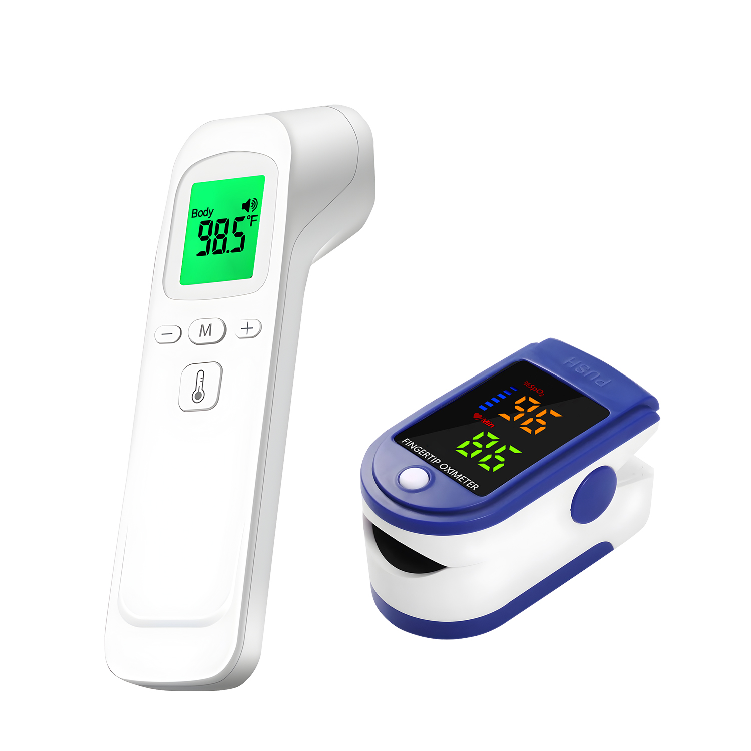 Industrial Laser Thermometer - Oxímetro, Termómetro Infrarrojo para Fiebre, Termómetro
