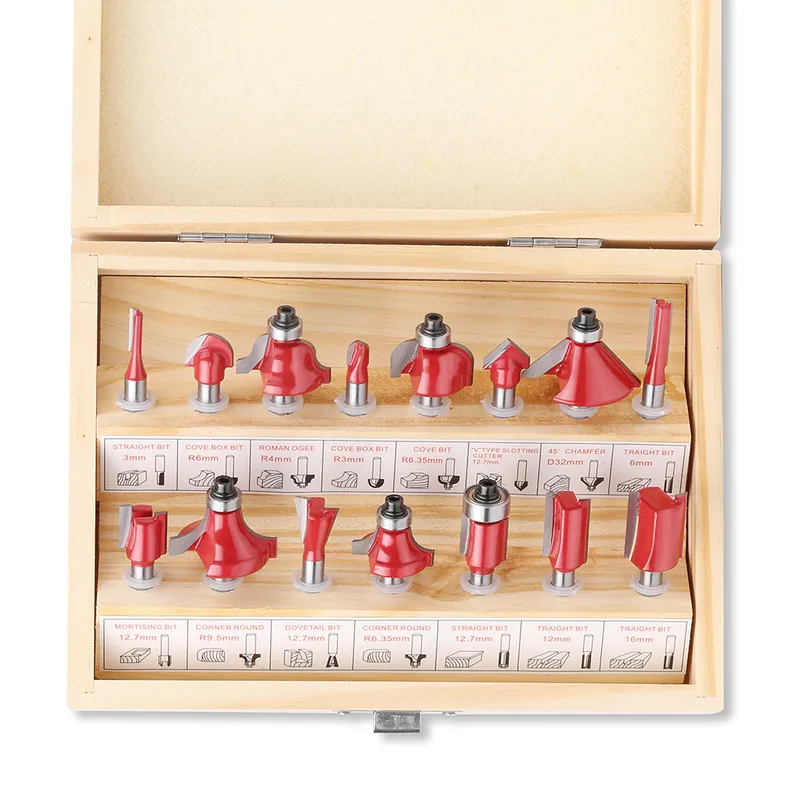 Juego Profesional de 15 Brocas - Cnc Router Bit reseña y precio