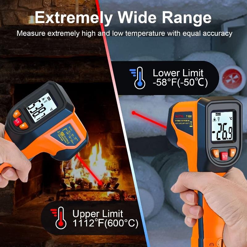 Termómetro infrarrojo digital  - Industrial Laser Thermometer reseña y precio