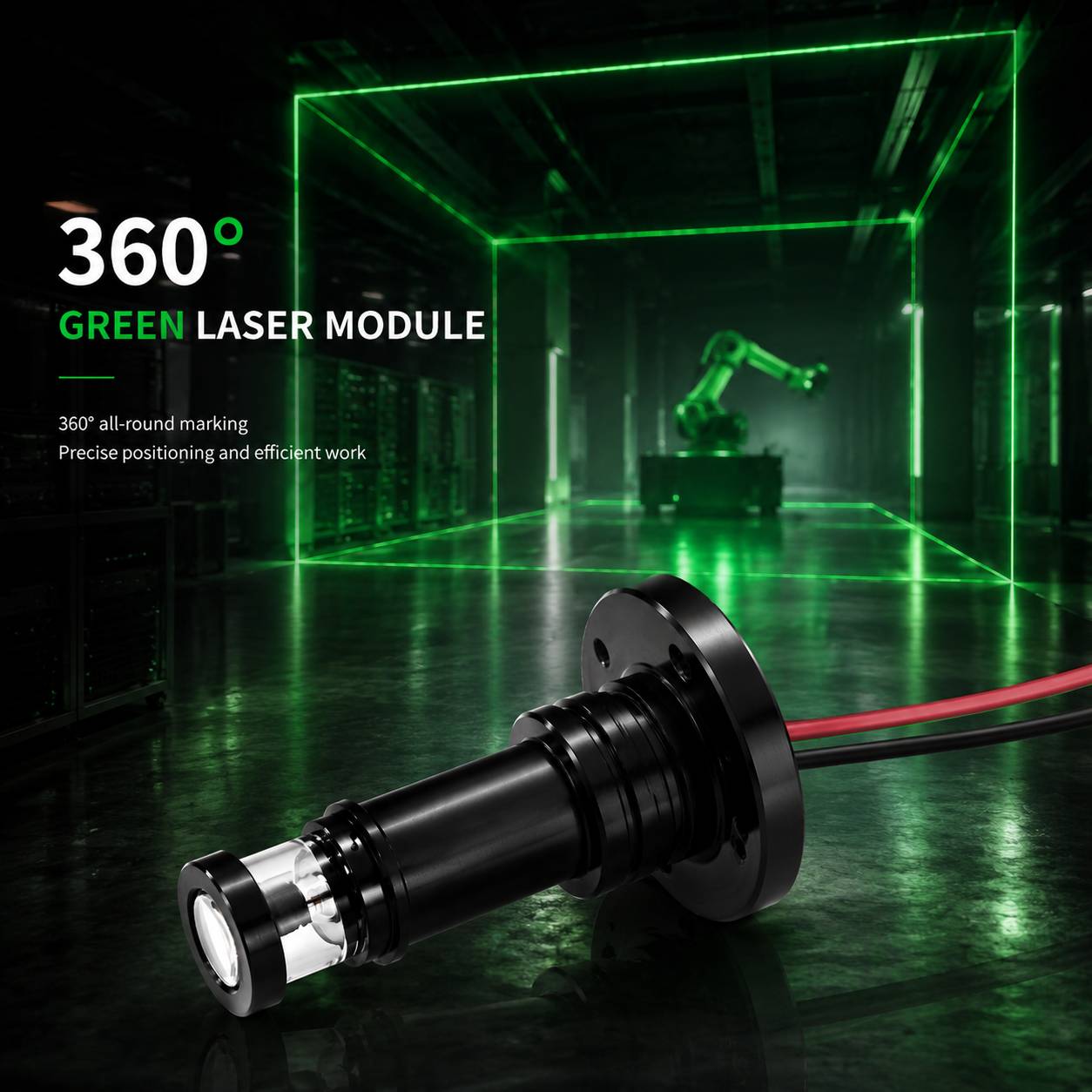Módulo de Línea Láser Roja Ind - Industrial Laser Line Module reseña y precio
