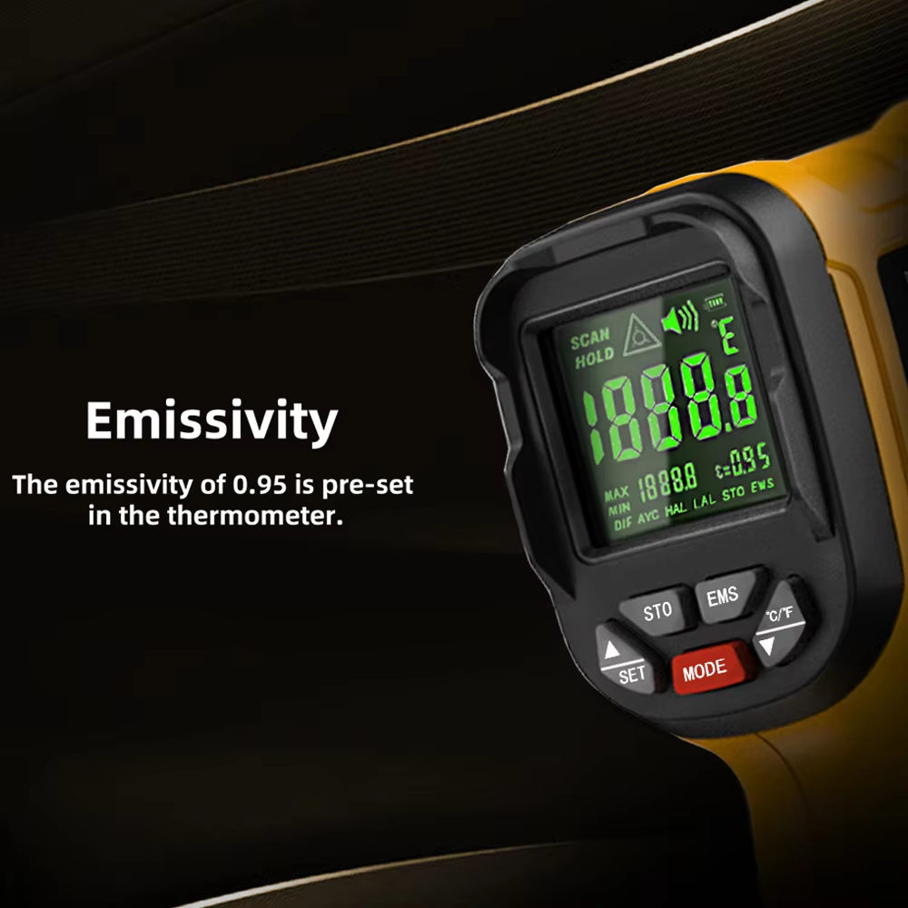 Termómetro infrarrojo BSIDE H2 - Industrial Laser Thermometer reseña y precio