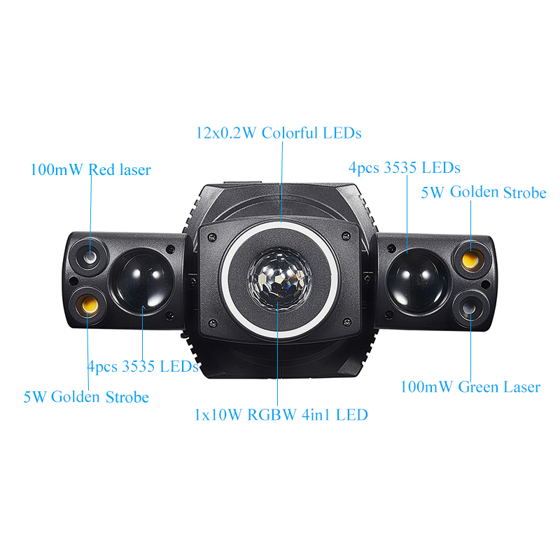 DMX colorido LED haz láser est - Laser Power Supply 60W reseña y precio