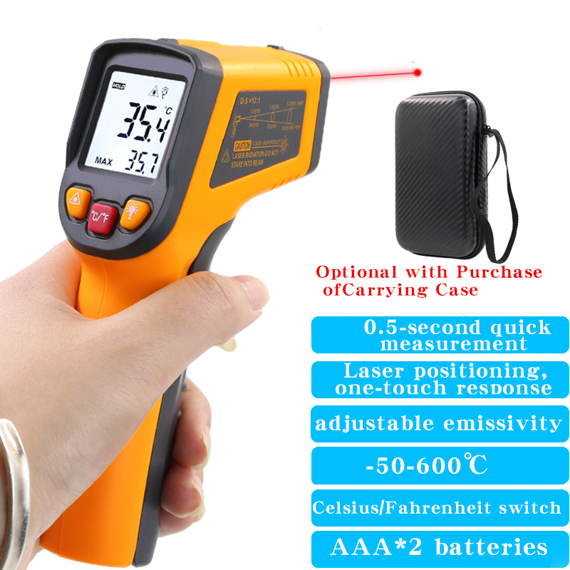 NJTY-termómetro infrarrojo Ind - Industrial Laser Thermometer reseña y precio