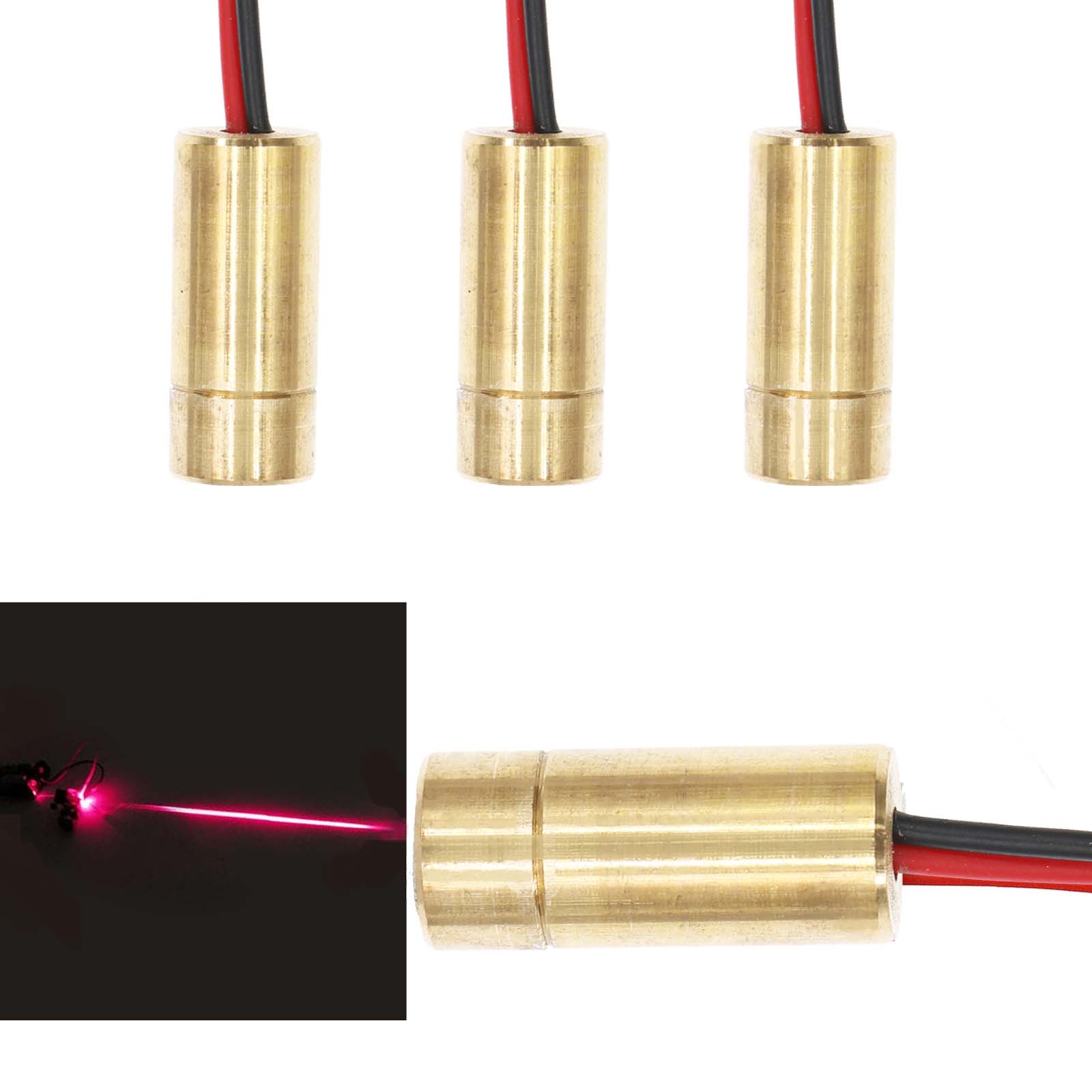 3 uds 650nm punto láser/línea/ - Industrial Laser Line Module reseña y precio