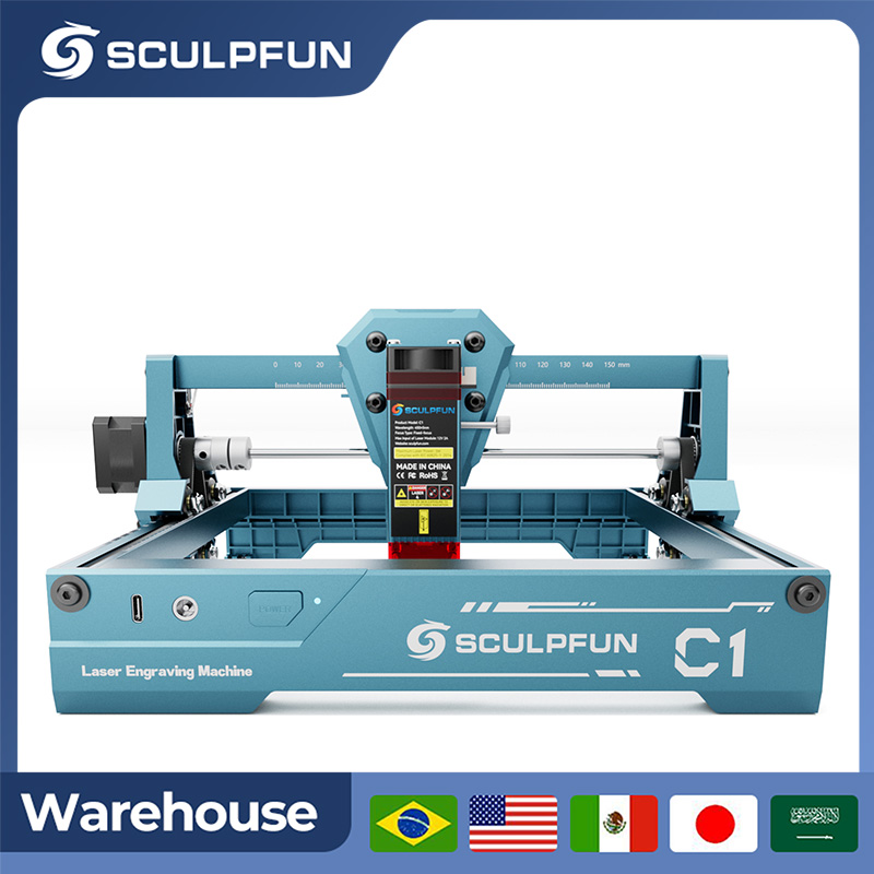 Sculpfun 3W C1 Mini Grabador L - Industrial Laser Engraver reseña y precio