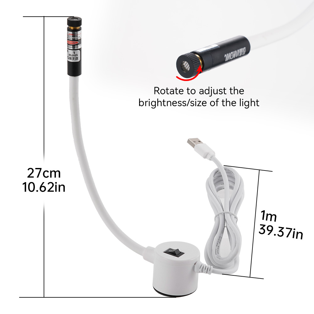 Luz láser roja alimentada por  - Industrial Laser Technology reseña y precio