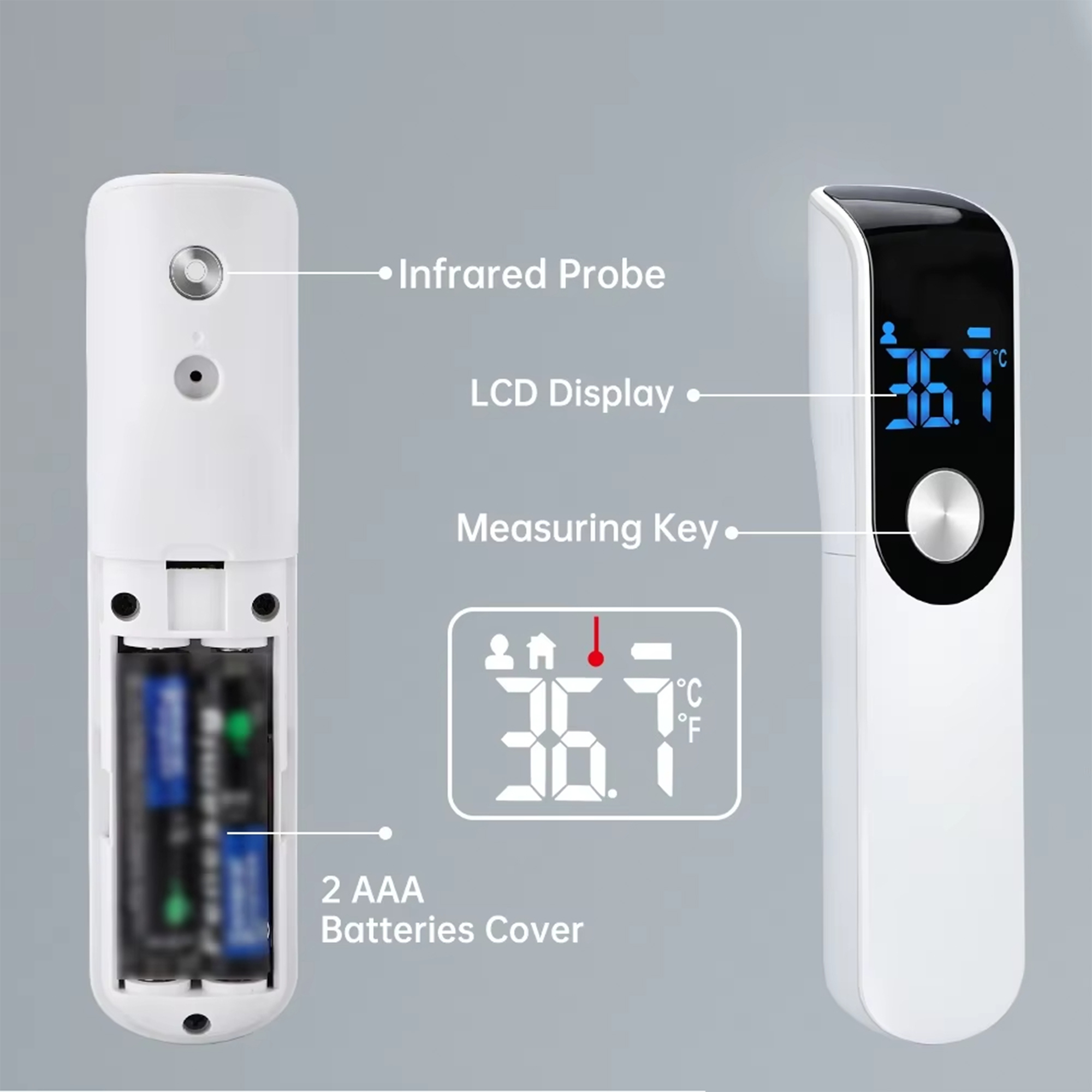 Termómetro infrarrojo para fie - Industrial Laser Thermometer reseña y precio