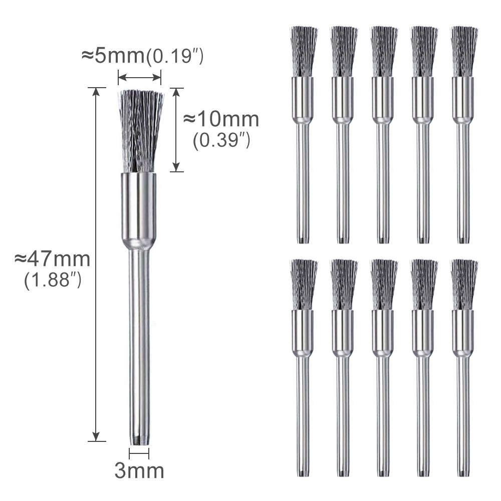 Juego de cepillos de rueda de  - Cnc Router Bit reseña y precio