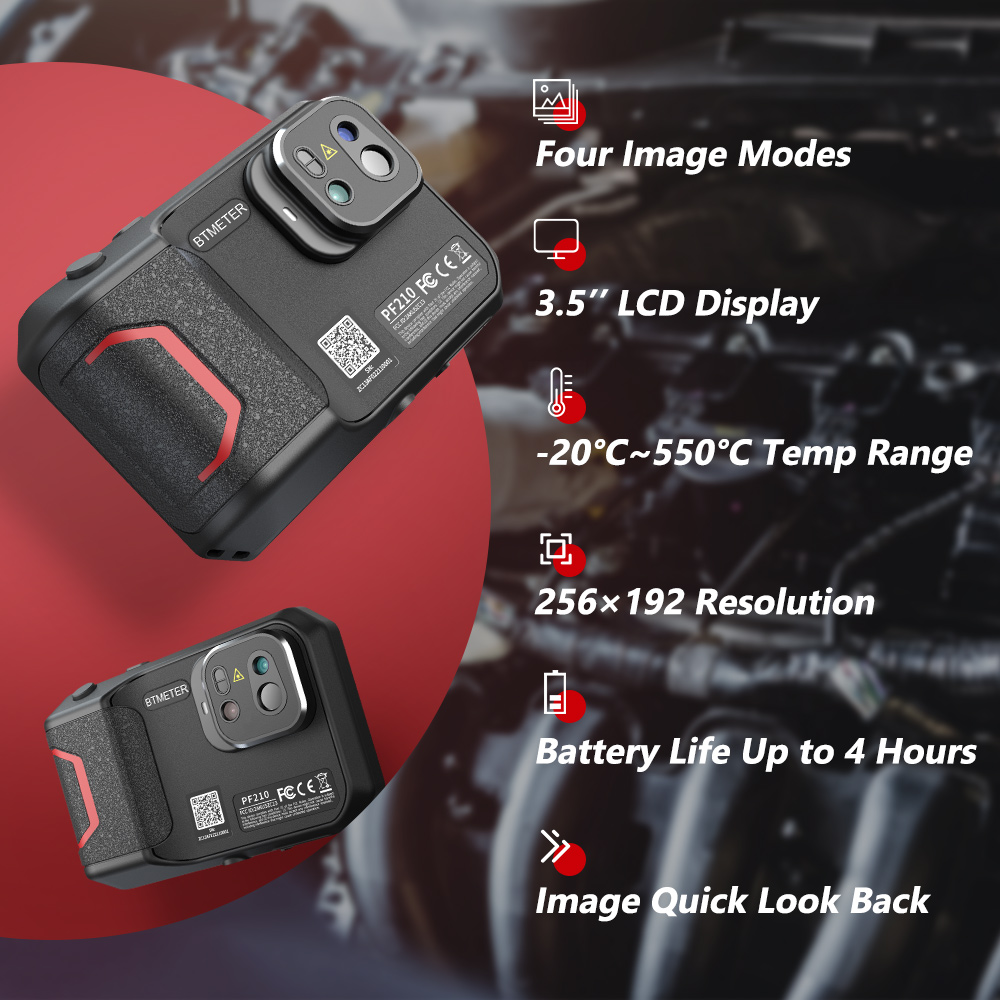 Cámara Térmica Portátil de 256 - Industrial Laser Tool reseña y precio